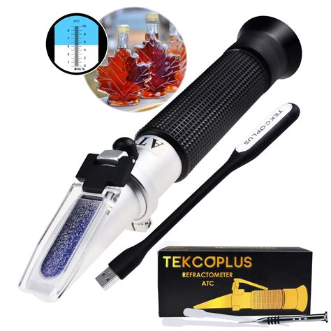 lighted refractometer 0-10 brix|brix refractometer for maple syrup.